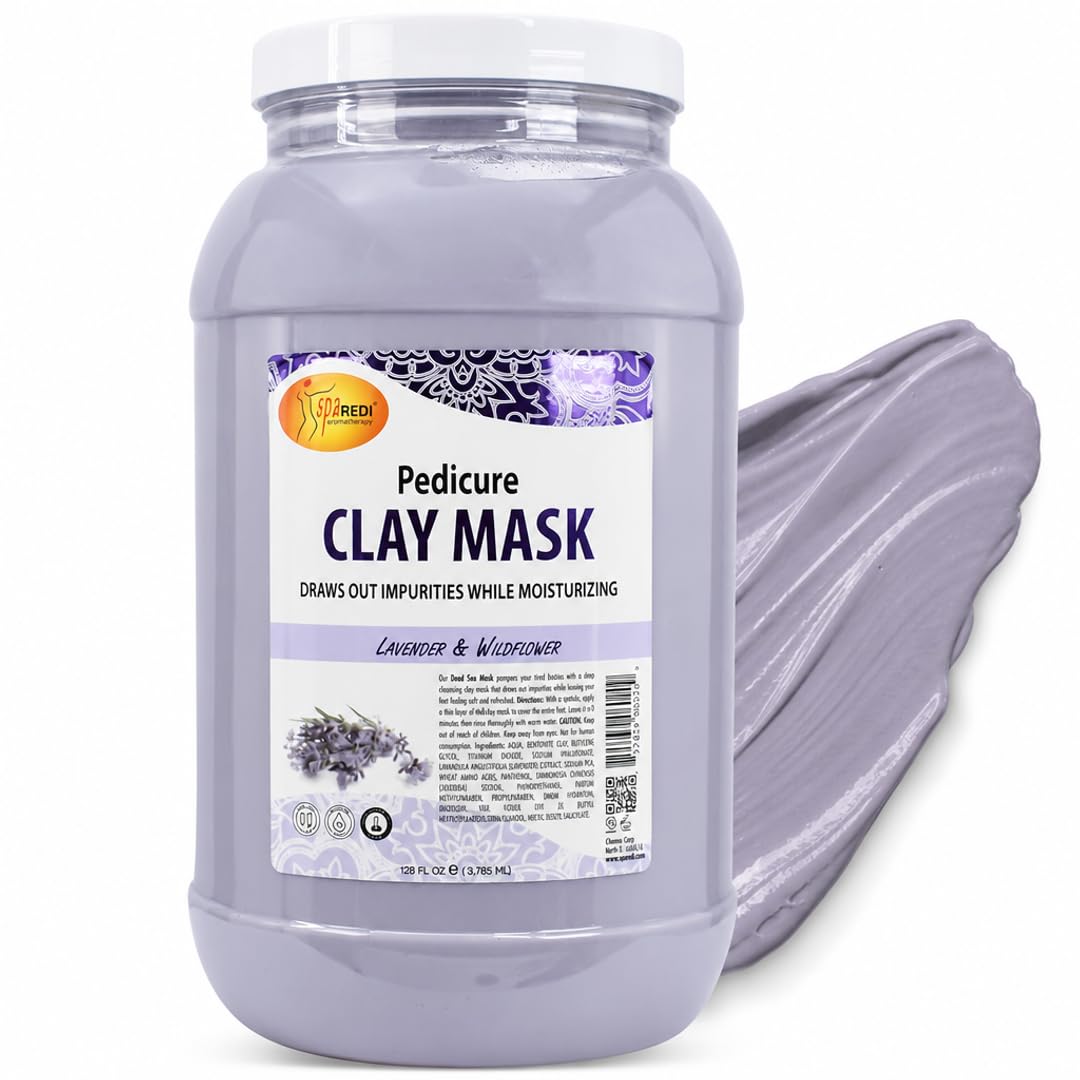 Amazon.com : SPA REDI - Clay Mask, Lavender and Wildflower, 128 Oz